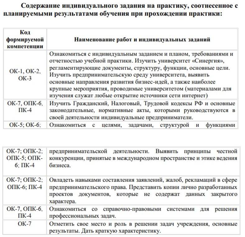 Отчет по практике Синергия Менеджмент Предпринимательство