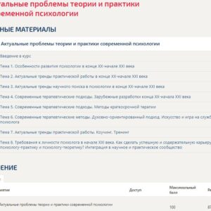 Актуальные проблемы теории и практики современной психологии тест Синергия>Все ответы