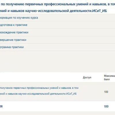 Практика Синергия. Информационные системы и технологии