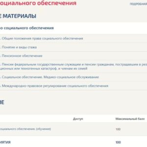 Право социального обеспечения тест Синергия ответы